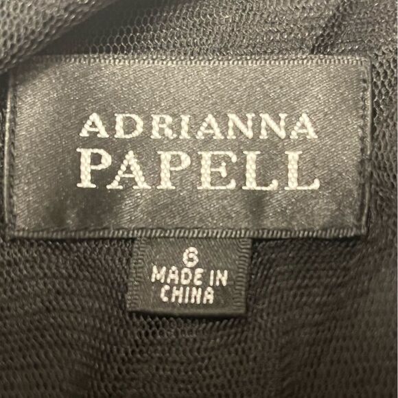 Adrianna Papell Black Cocktail Dress - Picture 5 of 7